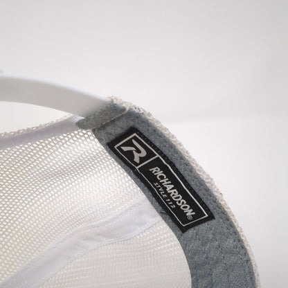 MP Snapback Trucker Hat Gray OS Adjustable Embroidered Mesh Back Richardson