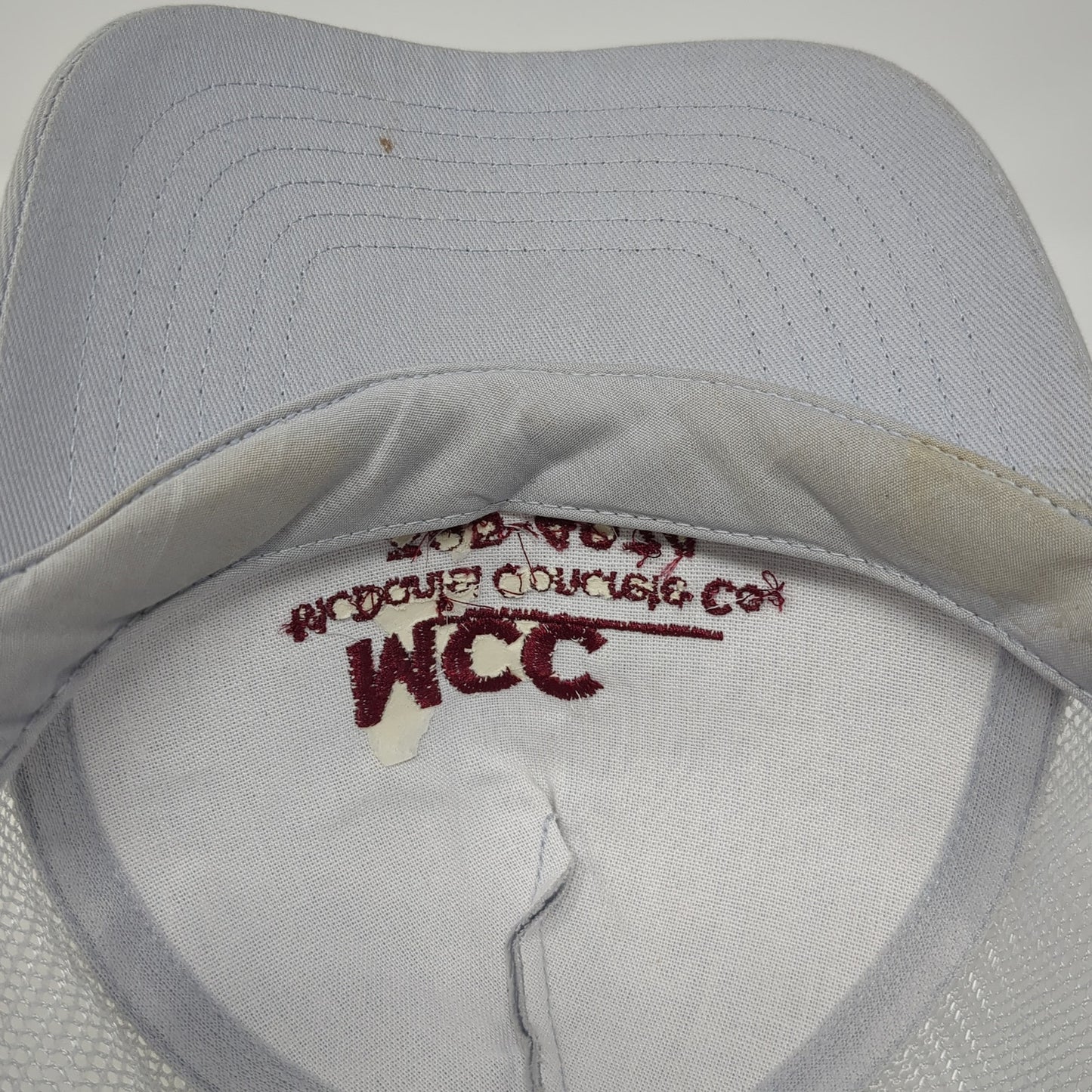 MCC McDaniel Concrete Co. Rope Trucker Hat Gray One Size Mesh Back