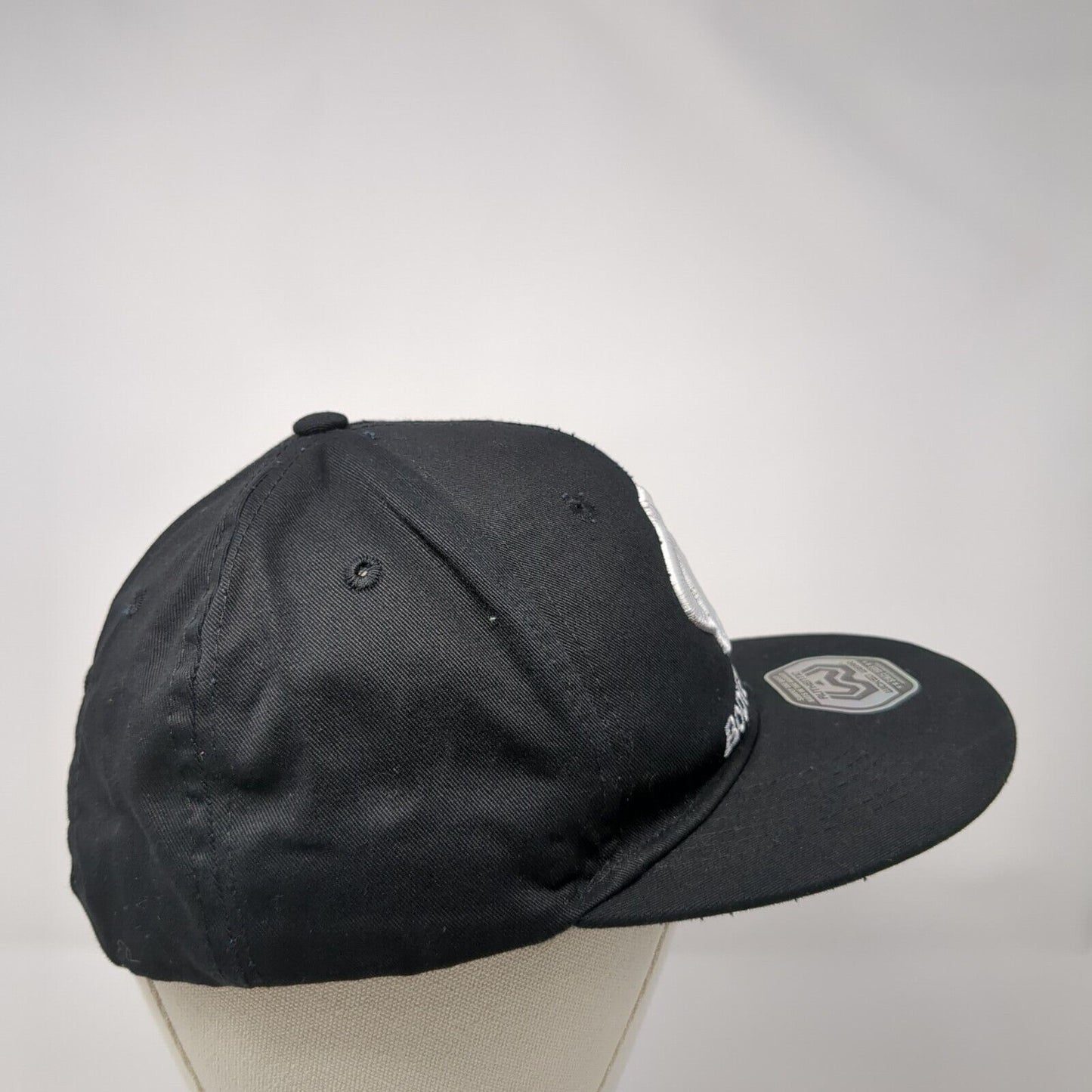 Bodybuilding.com Snapback Hat Black One Size Adjustable Embroidered