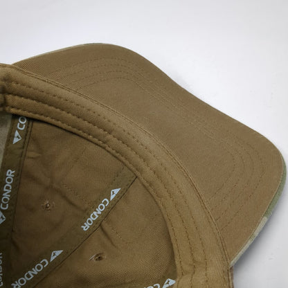 Condor Baseball Cap Green One Size Camo Hook Loop Patch Tactical Outdoor Hat