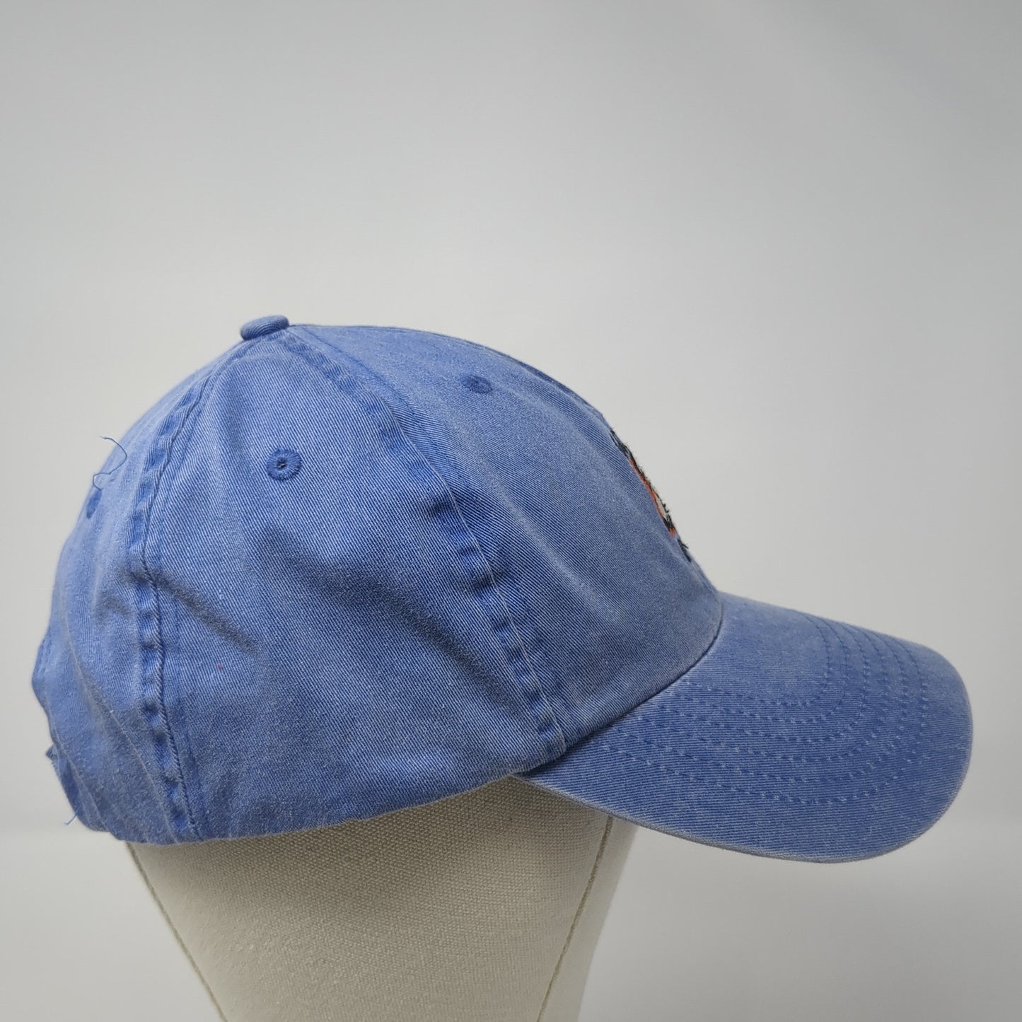 Gorge Dog Strapback Hat Blue One Size Adjustable Embroidered Fahrenheit
