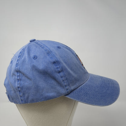 Gorge Dog Strapback Hat Blue One Size Adjustable Embroidered Fahrenheit