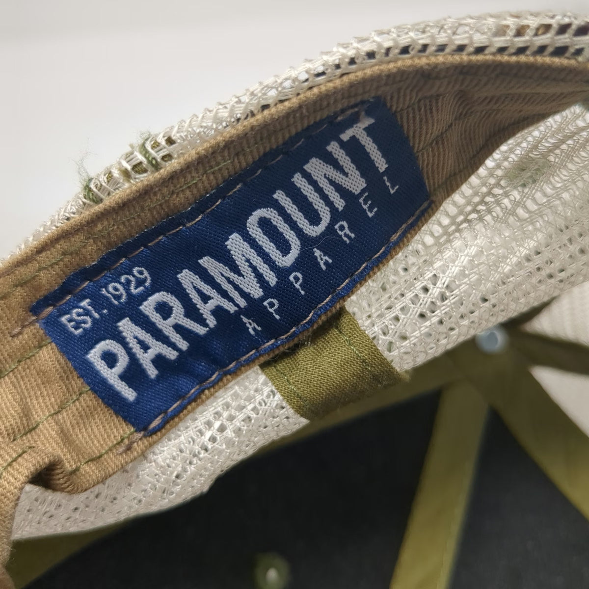 Paramount Trucker Hat Brown Camo Border States One Size Snapback Mesh Cap