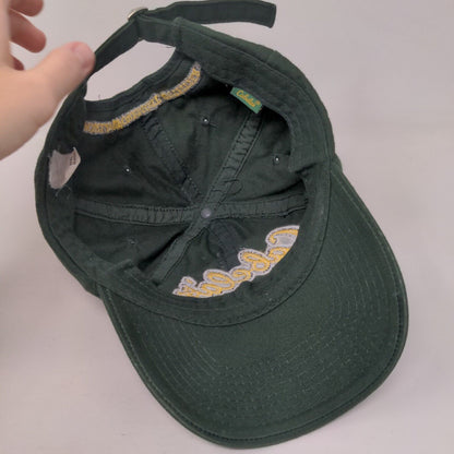 Cabela's Worlds Foremost Outfitters Slideback Hat Green OSFA Adjustable 6 Panel