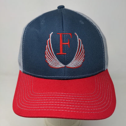 Ferrara Electric & Alarm Men's Snapback Mesh Back Hat Blue Gray OSFM