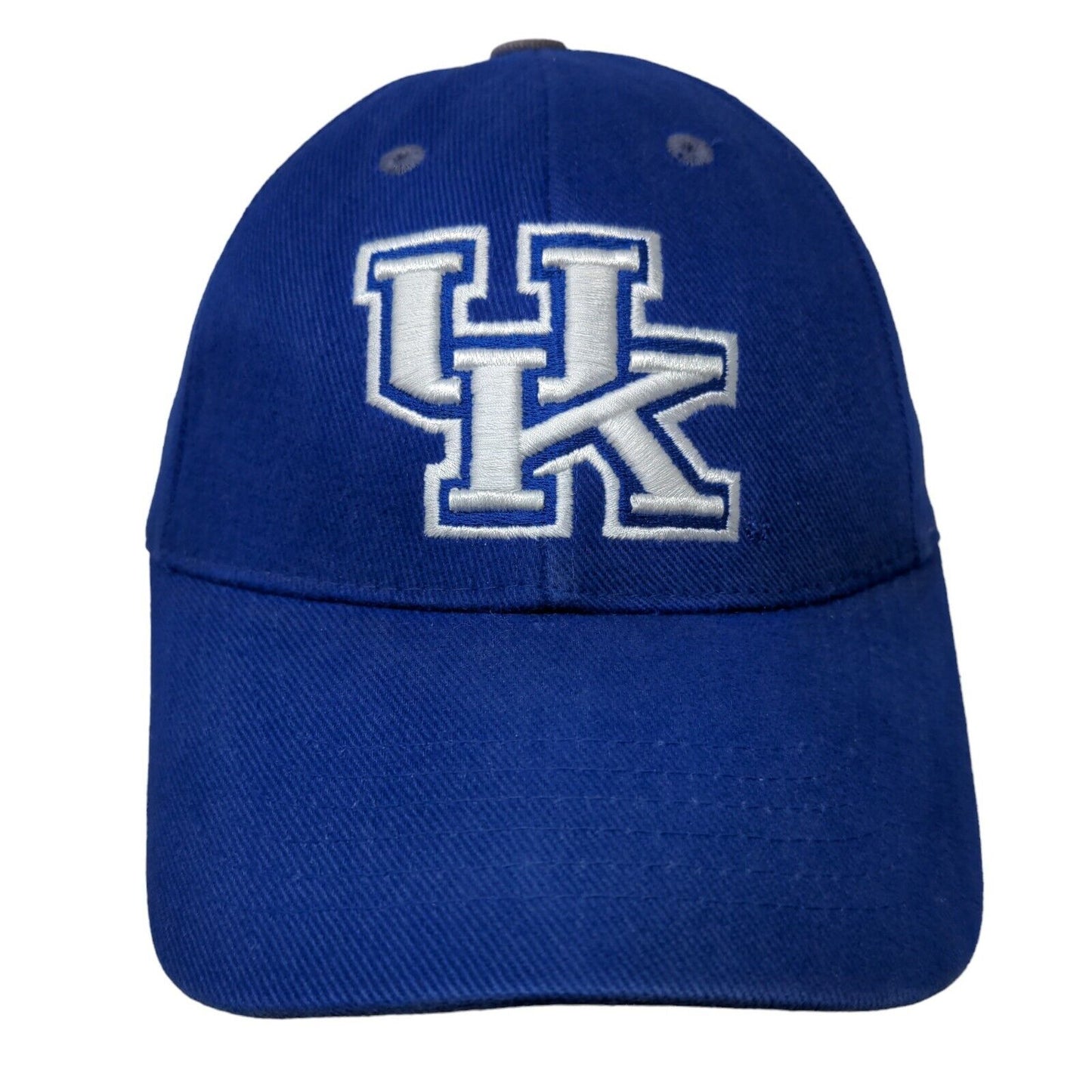 Captivating Headwear Men's Strapback Hat Blue Kentucky Wildcats Embroidered Logo