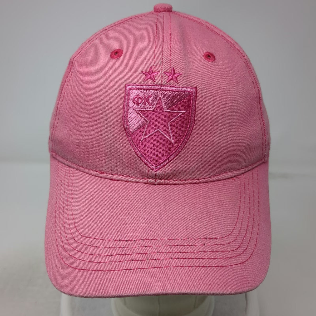 FK Crvena Zvezda Baseball Cap Pink One Size Red Star Belgrade Slideback Hat