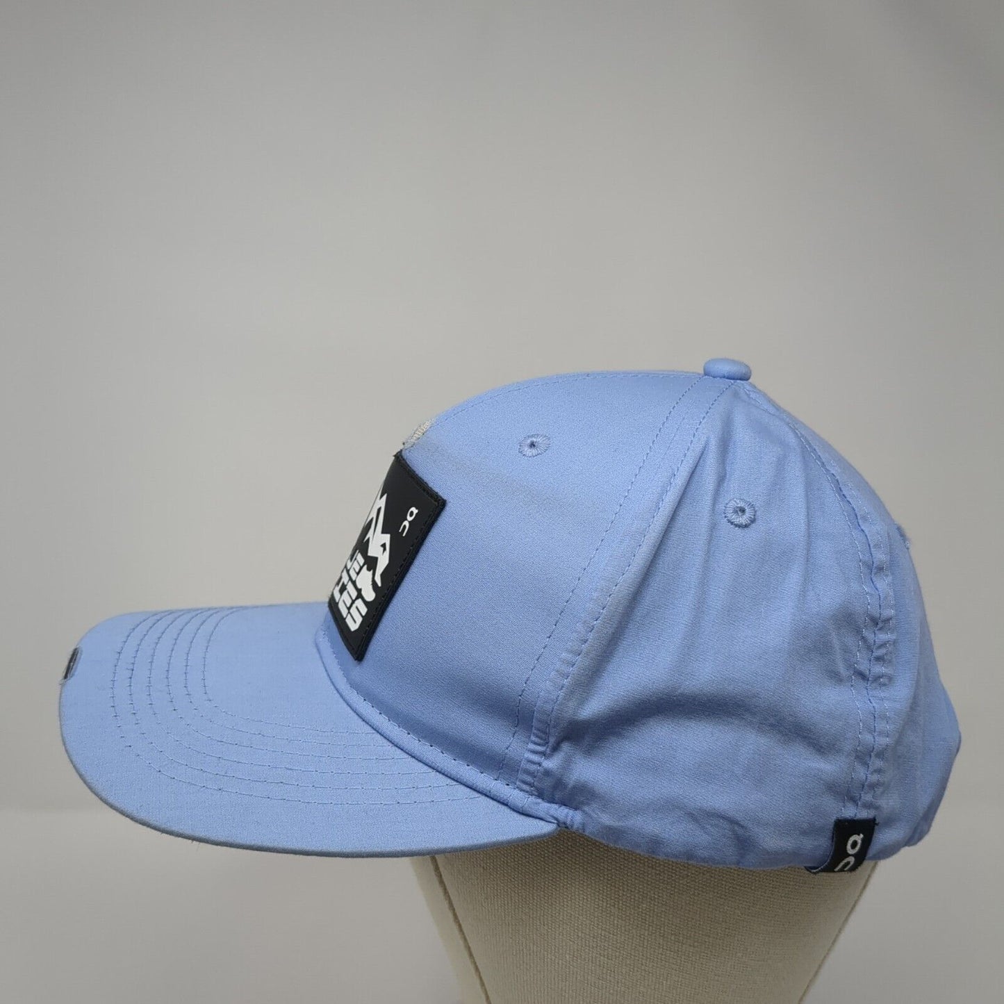 Discrete Cirque Series Patch Snapback Hat Blue One Size Adjustable