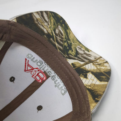 Triple Crown Baseball Cap Brown One Size Camo A&B Engineering Services Work Hat