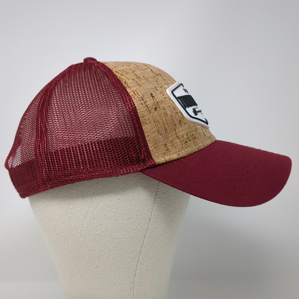 OTTO Red Trucker Hat One Size Cork Front Truck Stop San Pedro Belize Snapback