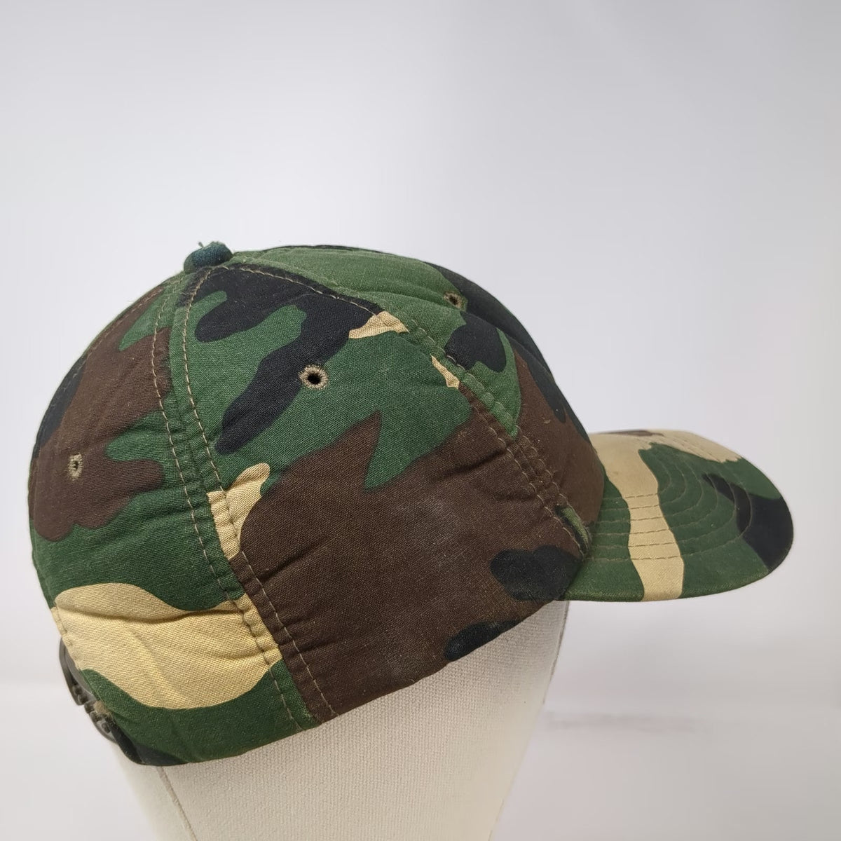 UA Headwear Baseball Cap Green Camo Woodland One Size Adjustable Snapback Hat