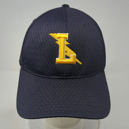 L Lightning Logo Fitted Hat Blue Medium Embroidered Solid Richardson