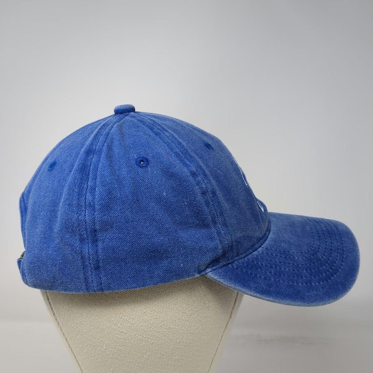 New Jersey Lottery Blue Baseball Cap One Size Hat Slideback Cotton Adjustable