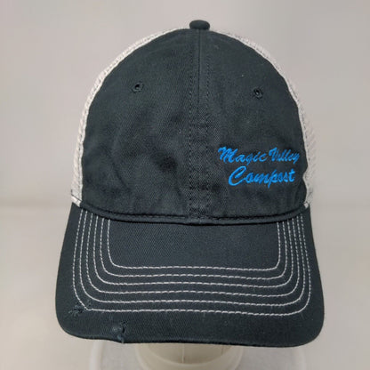 Magic Valley Compost Strapback Trucker Hat Black One Size Adjustable District