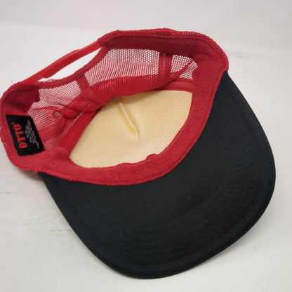 Otto Radio Boise KRBX Trucker Hat One Size White Red Black Mesh Snapback FM