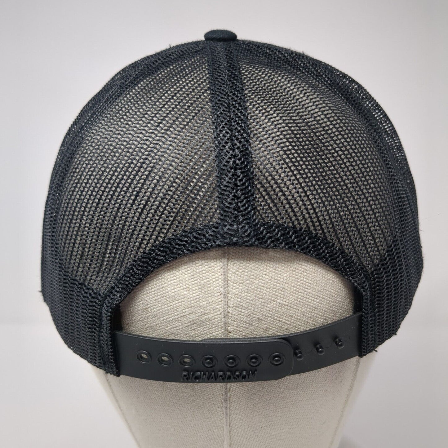 Healthwise Snapback Trucker Hat Black One Size Adjustable Richardson