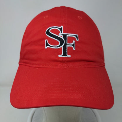 Under Armour Men's Slideback Hat Red OSFA Embroidered South Fork SF Logo