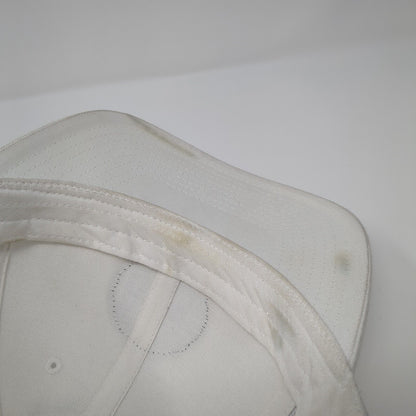 Golf 208 Strapback Hat White OS Adjustable Embroidered Mesh Back Richardson