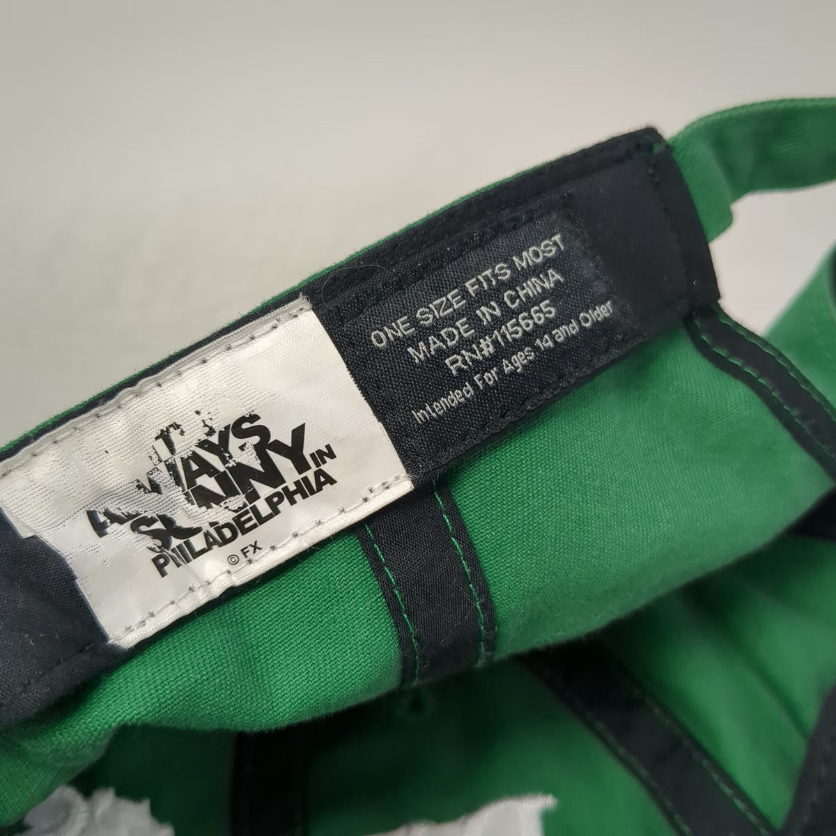 Always Sunny Paddy's Irish Pub Baseball Cap Green One Size Philadelphia PA Hat