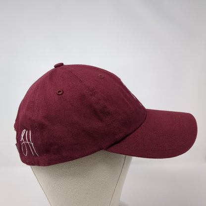 Flower Strapback Hat Red One Size Adjustable Embroidered Model R65 Richardson