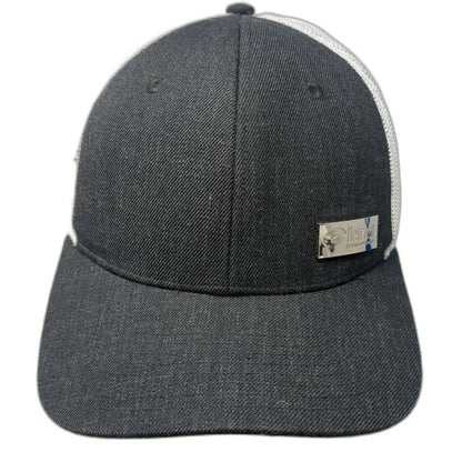 Name Brand Promotions Trucker Hat Gray White One Size Mesh Back Retreat Logo
