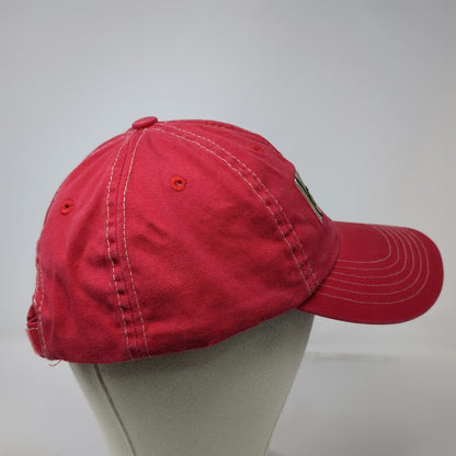 Beaver Caps Baseball Cap Red One Size Cotton Strapback Blicks Phosphate Hat Logo