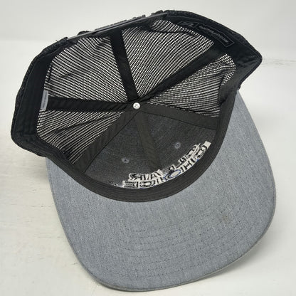 Richardson Trucker Hat Gray L Clear Choice Window Cleaning Mesh Back Snapback