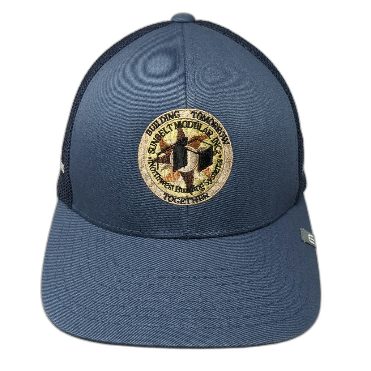 TravisMathew Trucker Hat Blue One Size Snapback Flexfit 110 Sunbelt Modular