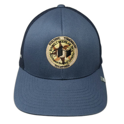 TravisMathew Trucker Hat Blue One Size Snapback Flexfit 110 Sunbelt Modular