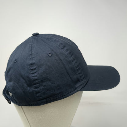 Ahead Baseball Cap Blue Red White One Size Anchor Patch Chevron Strapback Hat