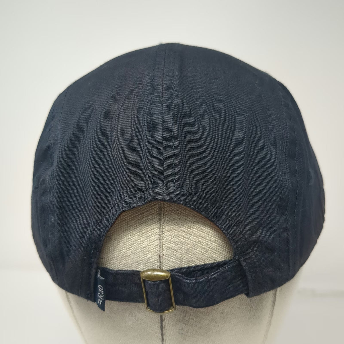Rab 5 Panel Blue One Size Hat Organic Cotton Slideback Contrast Front Panel