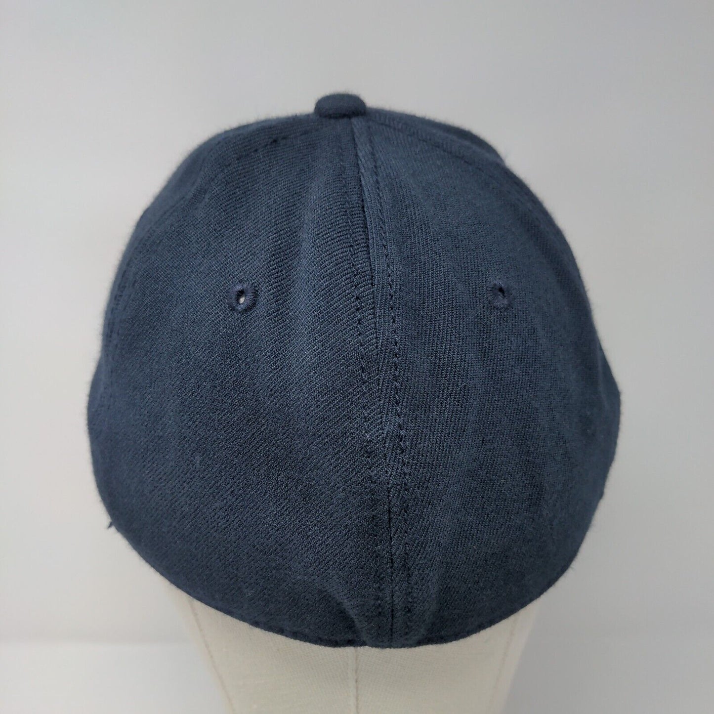 Cross Fitted Hat Blue L/XL Embroidered Otto Flexible Fit Solid 6 Panel