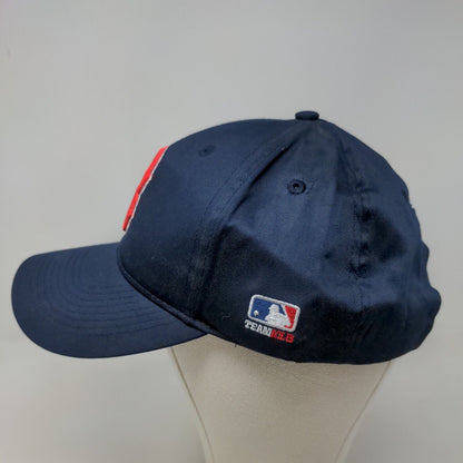 OC Sports Men's Strapback Hat Blue OSFM Embroidered Boston Red Sox Logo