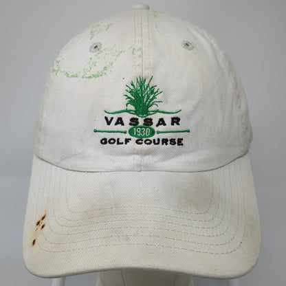 Imperial Baseball Cap Beige One Size Cotton Strapback Vassar Golf Course Hat