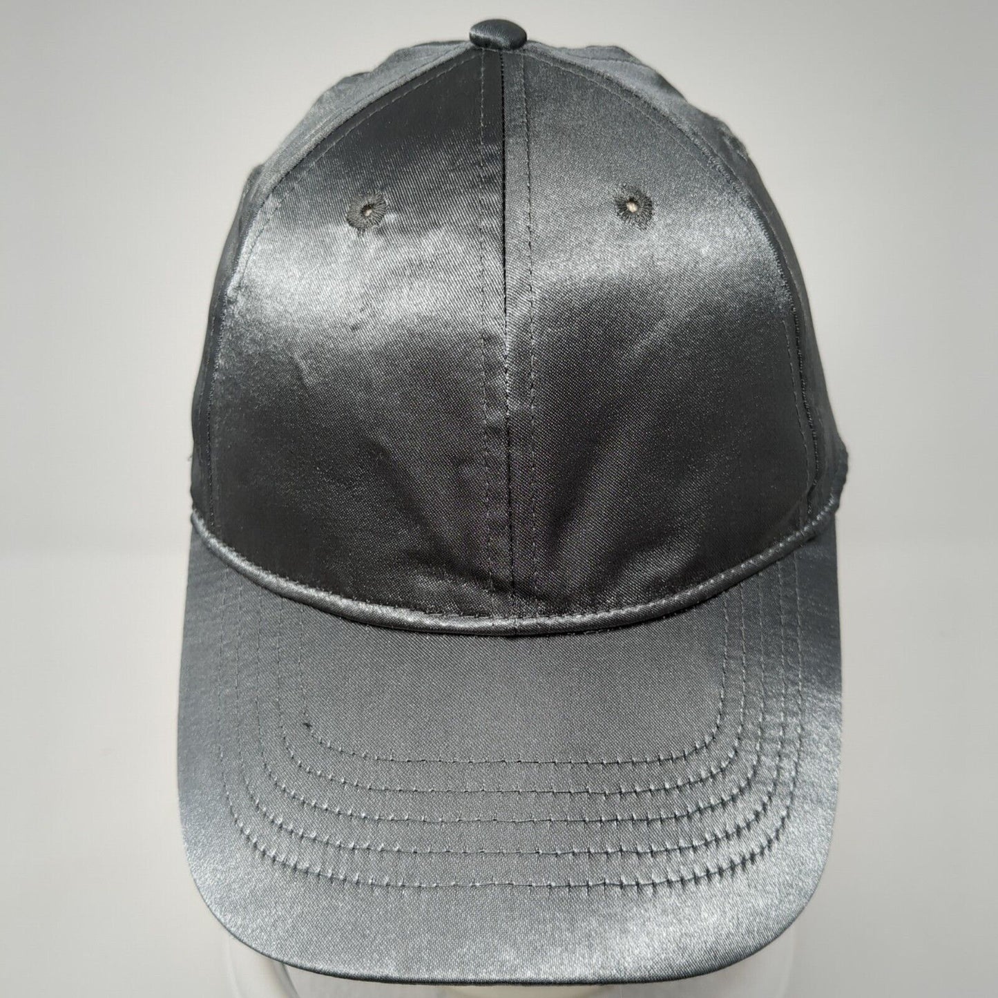Unbranded Slideback Hat Gray One Size Solid Adjustable Blank 6 Panel
