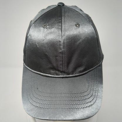 Unbranded Slideback Hat Gray One Size Solid Adjustable Blank 6 Panel