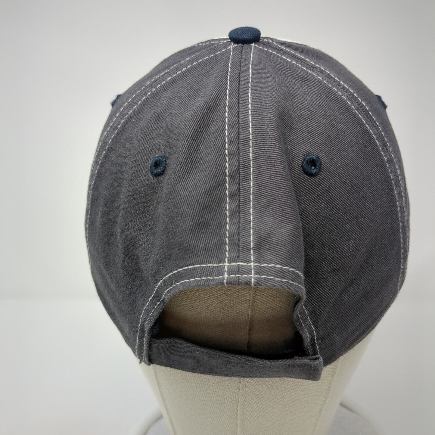 Roth Farms Est. 2003 Strapback Hat Gray M/L Adjustable Embroidered Richardson
