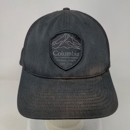 Columbia Patch Fitted Mesh Back Trucker Hat Black Large/XL 6 Panel