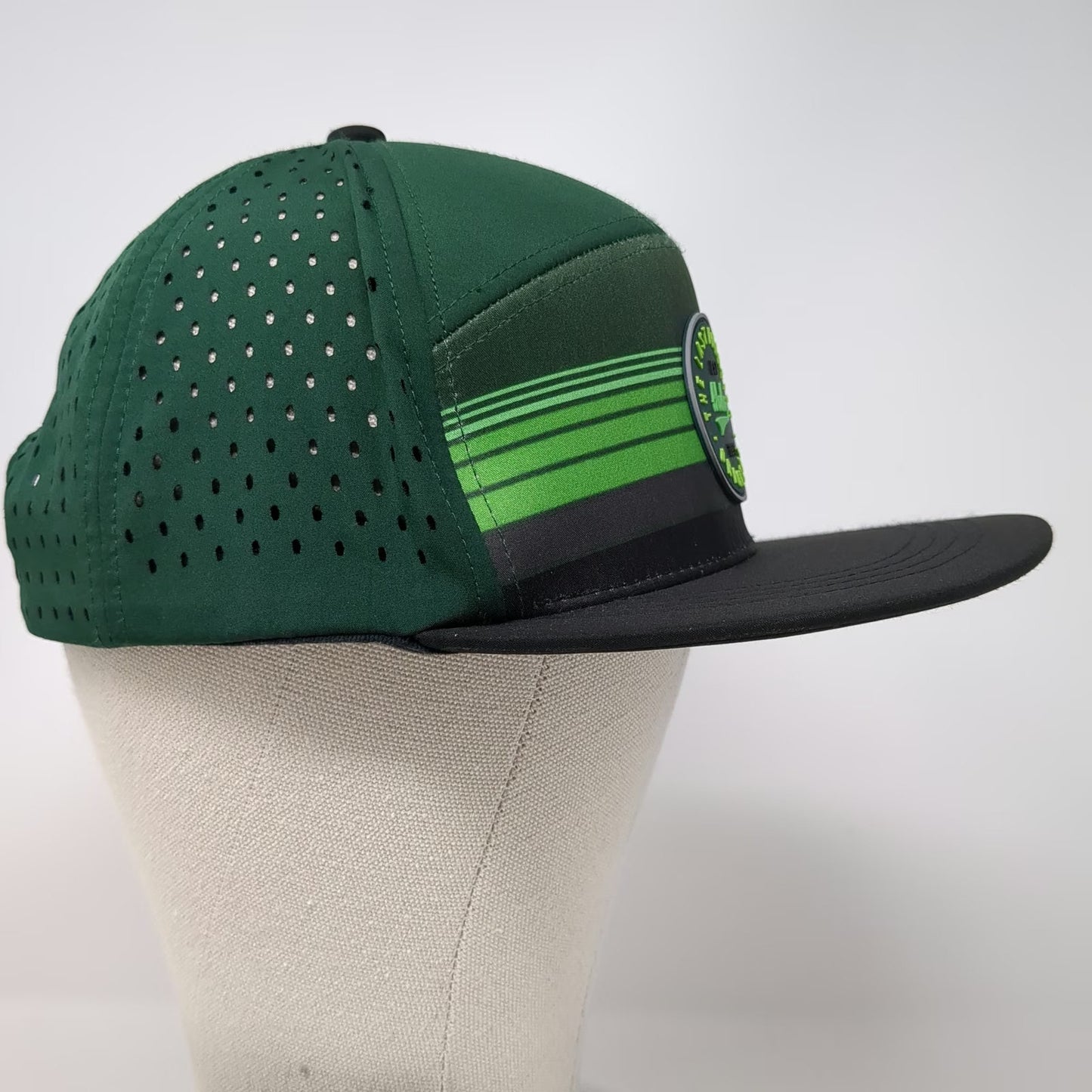 Robin Ruth 5 Panel Green One Size Alaska Moose Last Frontier Strapback Hat