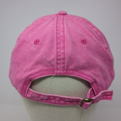 Unbranded Slideback Hat Solid Pink One Size Adjustable Blank Outdoor