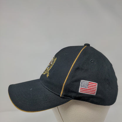 We Build America 50th Anniversary Strapback Hat Black One Size 6 Panel