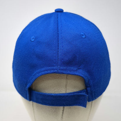 Blue Baseball Cap One Size Greece Flag Vertical Logo Strapback Travel Hat
