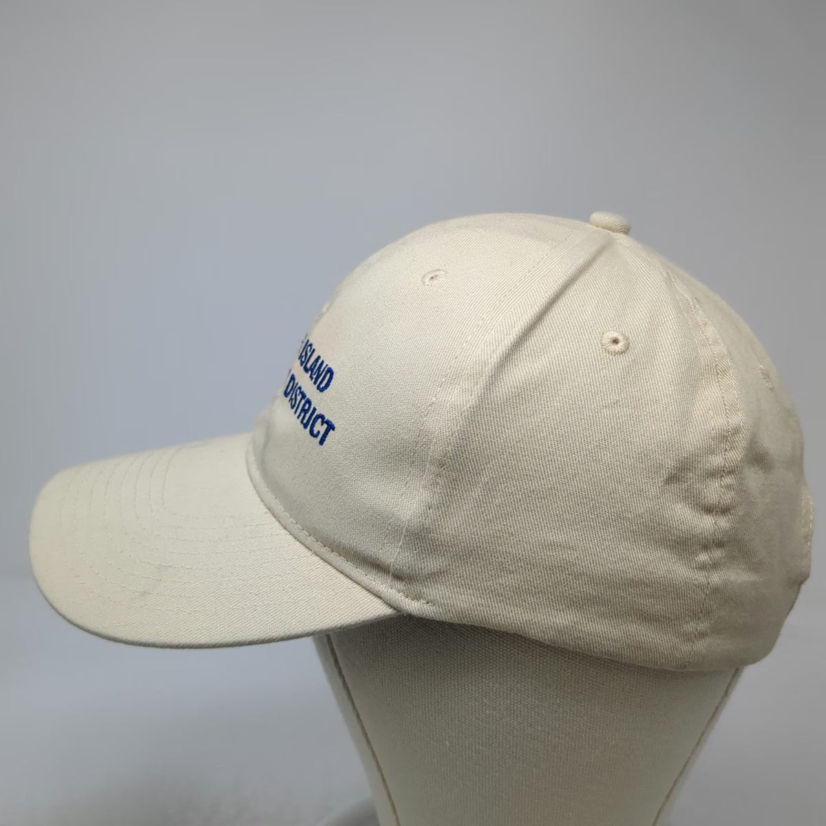 Hit Baseball Cap Beige One Size Block Island Utility District Strapback Hat