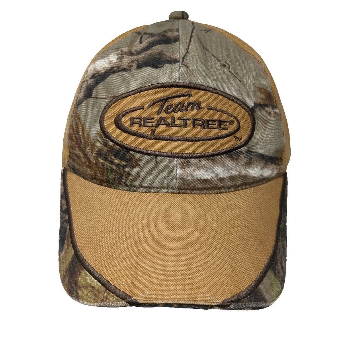 Signatures Team Realtree Brown Camo Baseball Cap One Size Strapback Hunting Hat