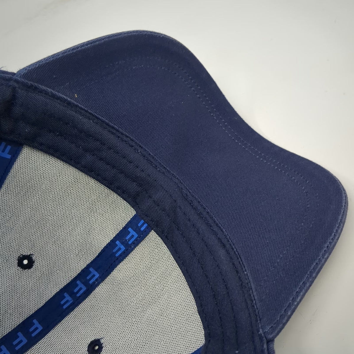 France National Team Soccer FFF Blue Cap One Size Rooster 2 Stars Strapback Hat