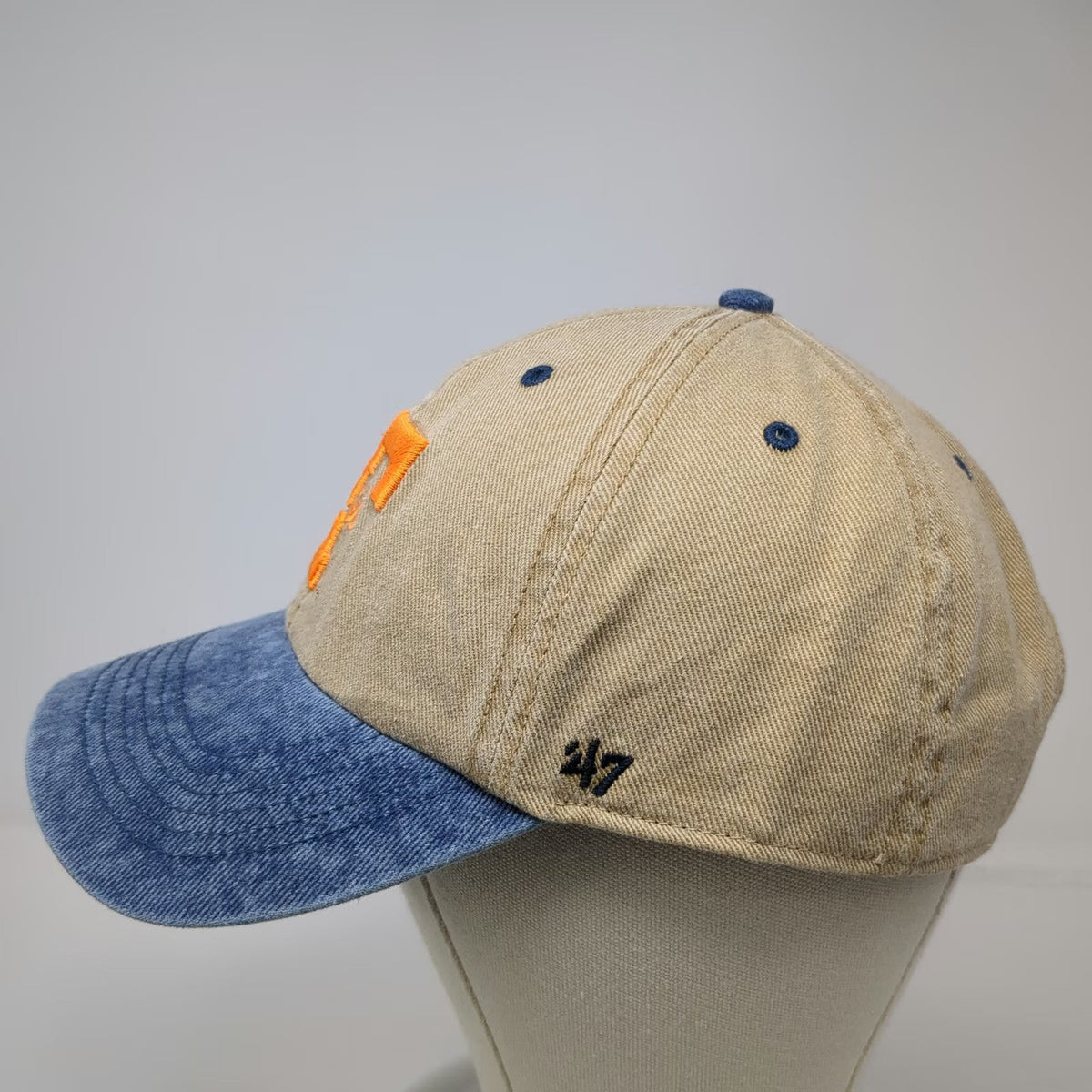 '47 Tennessee Volunteers NCAA Cap Beige Blue Orange One Size College Vault Hat