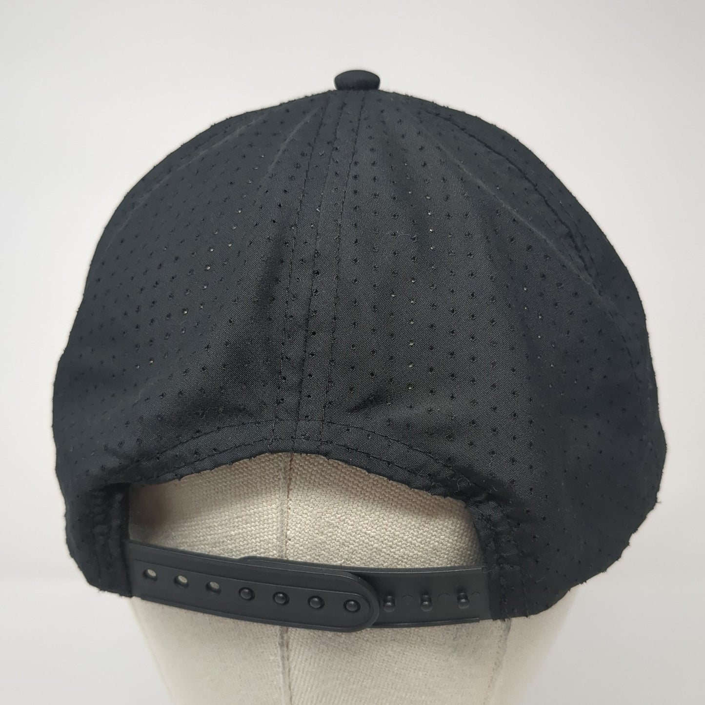 Osprey Meadows Snapback Hat Black One Size Adjustable Laser Cut Pukka