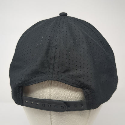 Osprey Meadows Snapback Hat Black One Size Adjustable Laser Cut Pukka