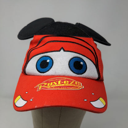 Disney Parks Walt Disney World Boy's Strapback Hat Red 54-58CM Cars Mickey Ears