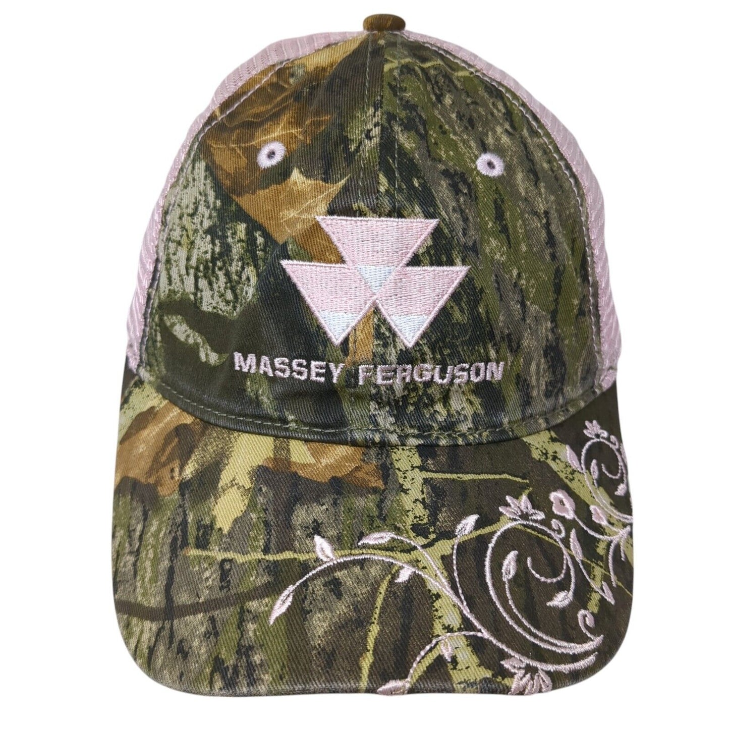 Massey Ferguson Trucker Hat Multicolor OS Adjustable Camouflage Mesh Back CMG